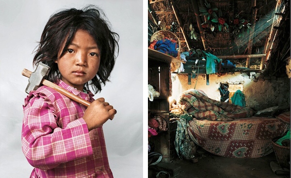 Indira, 7 rokov. Káthmandú, Nepál.