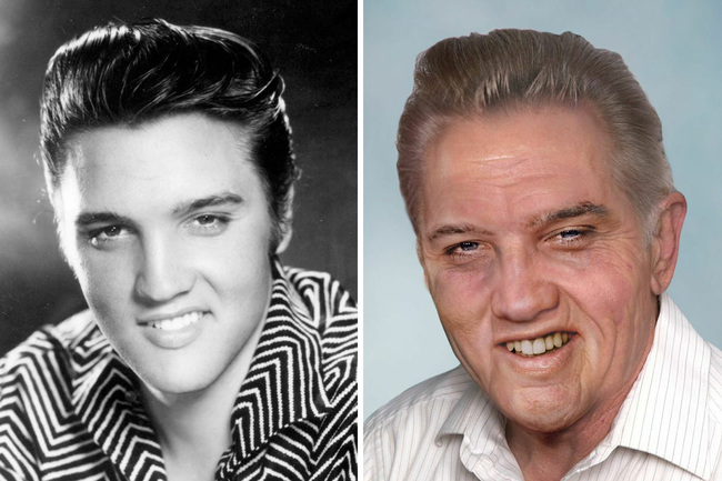 Elvis Presley mal 42 rokov, keď zomrel. (1977)