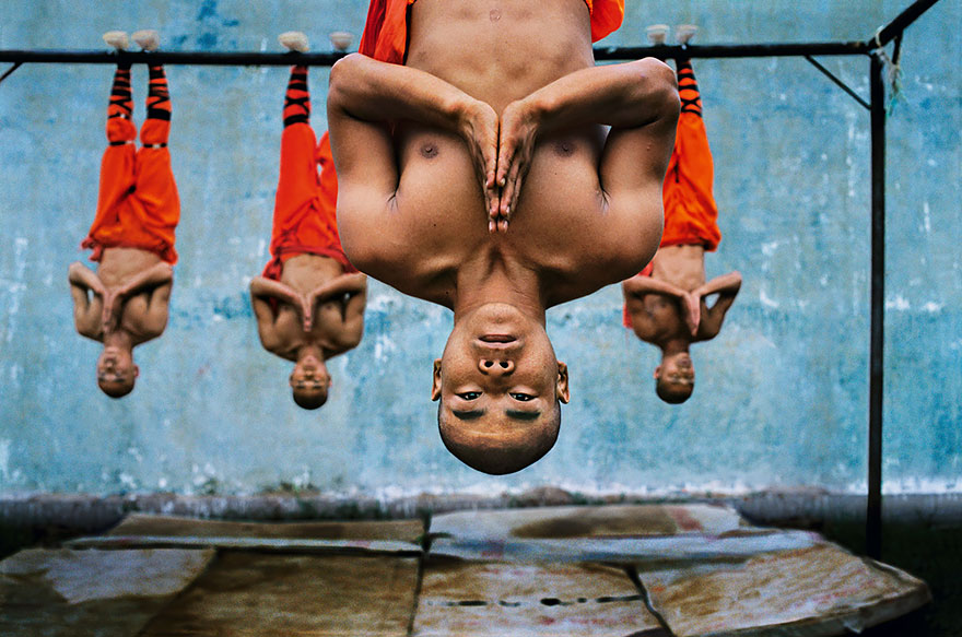 Tradičný tréning šaolínskych mníchov.