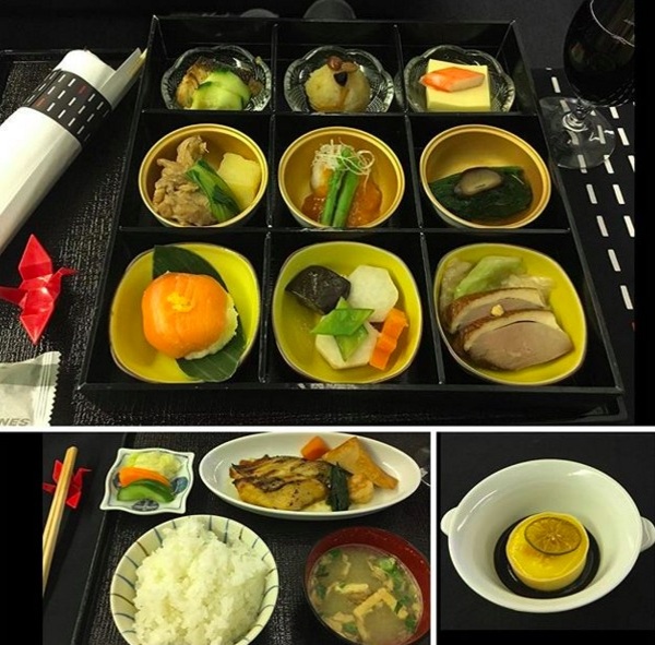 jedlo v lietadle 91