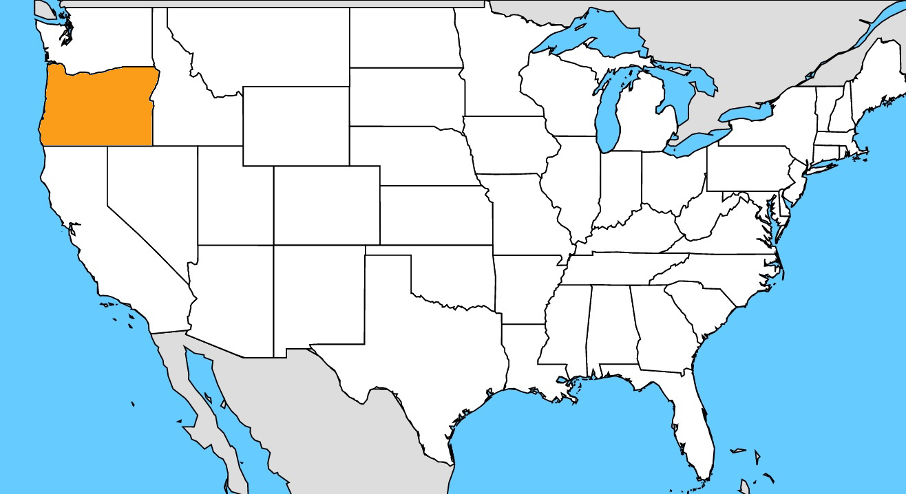 Fotogaléria - mapa-usa-oregon | interez.sk