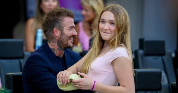 David Beckham čelí kritike, dôvodom sú fotografie s dcérou. Ľudia mu odkazujú, že je to nevhodné